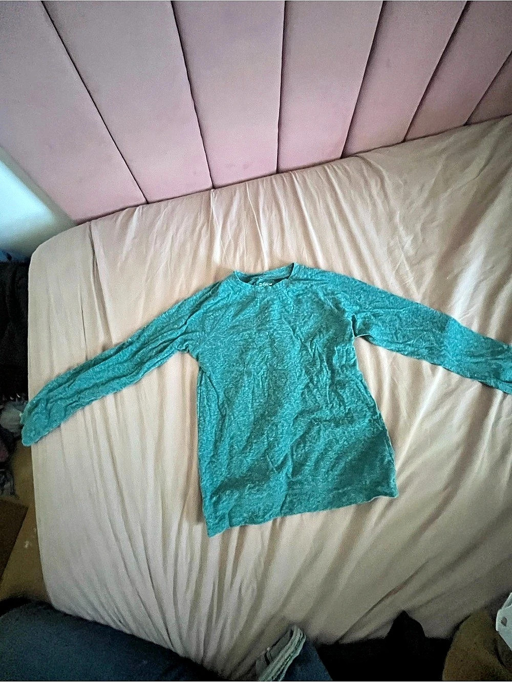 Primark Make Waves Long Sleeve Top in Blue Size Medium